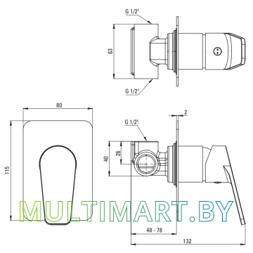 Смеситель Deante Jasmin BGJ 044L картинка 2